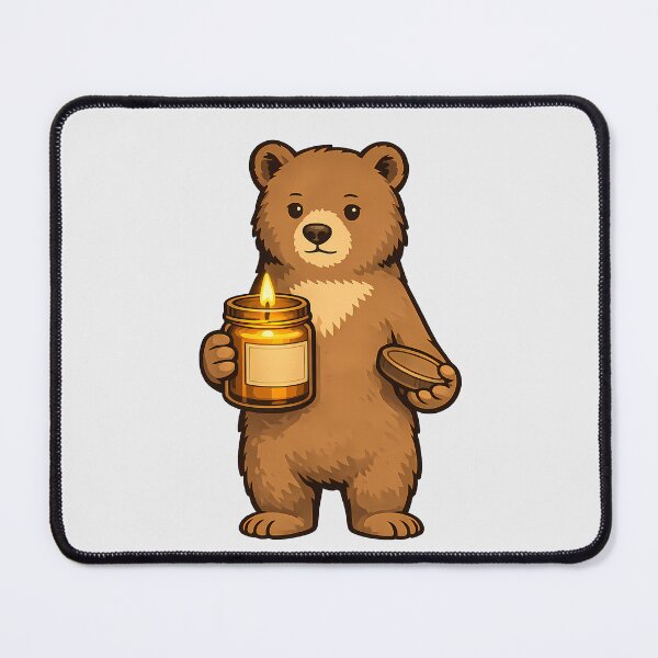 Item preview, Brown Bear Candle Lover designed and sold by Ombrya.