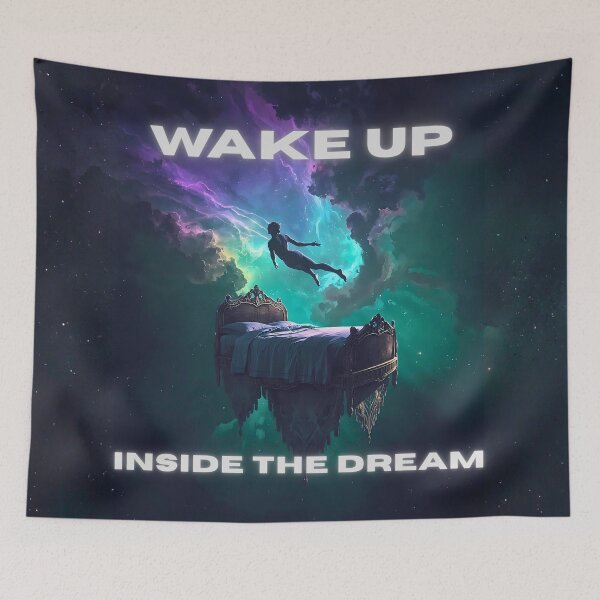 Item preview, Wake Up Inside The Dream Floating Bed Lucid Dream Surreal Space Design designed and sold by PXEpic.
