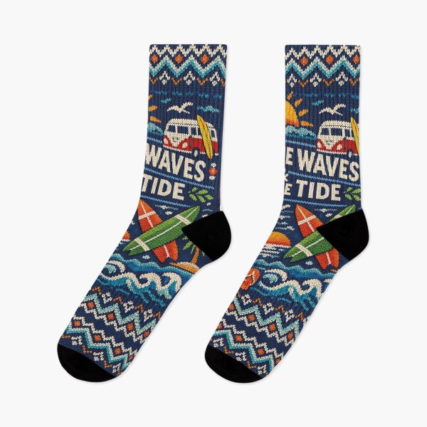 Artikelvorschau, Catch the Waves Ride the Tide Surfen Strickmuster entworfen und verkauft von Mauswohn.