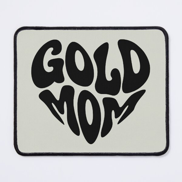 Item preview, Gold Mom Black Heart designed and sold by WAMTEES.