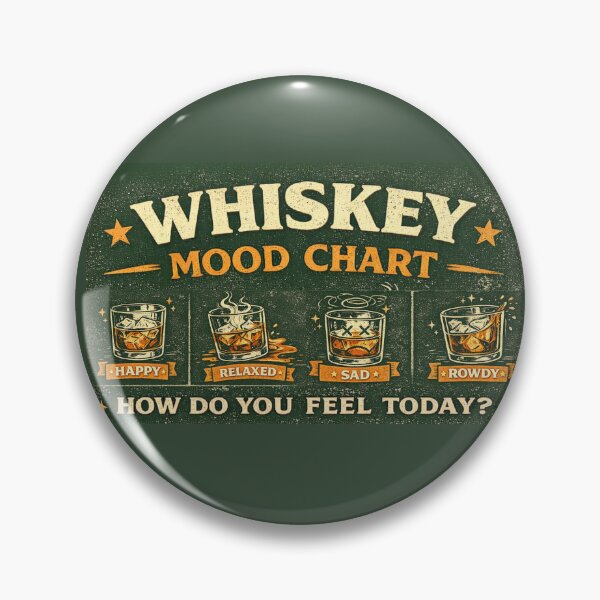 Item preview, Whiskey Mood Chart – Funny Vintage Whiskey Lover Design designed and sold by Mosogoloso.