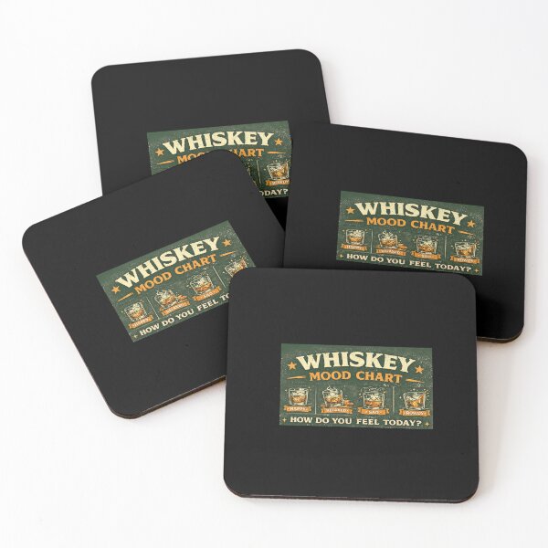 Item preview, Whiskey Mood Chart – Funny Vintage Whiskey Lover Design designed and sold by Mosogoloso.