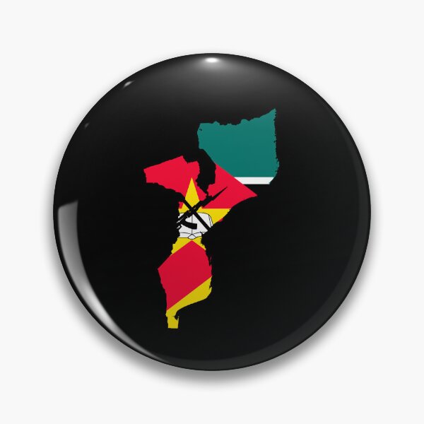 Item preview, Flag Map of Mozambique designed and sold by DreamBrushy.