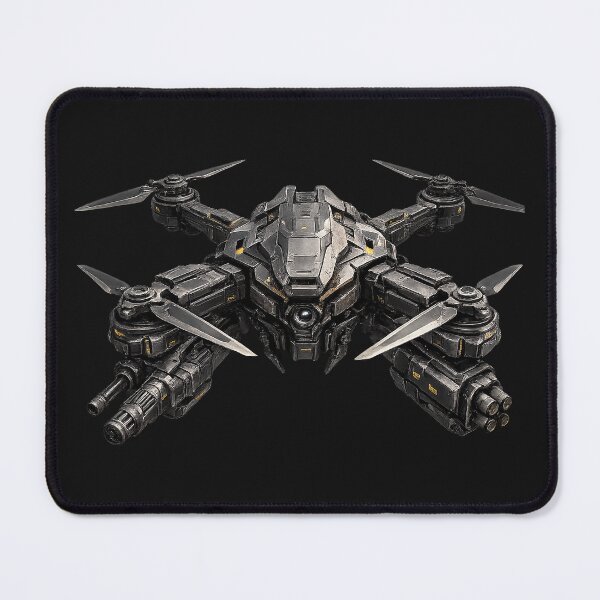 Item preview, Futuristic Armed Quad Rotor Combat Drone designed and sold by GordonMLoper.
