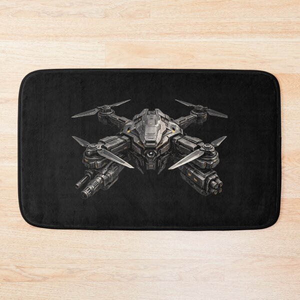 Item preview, Futuristic Armed Quad Rotor Combat Drone designed and sold by GordonMLoper.