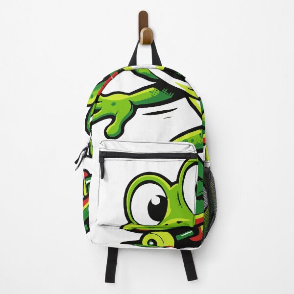 Item preview, A fun absurd meme situation featuring a frog skateboarding with exaggerated enthusiasm. The dynamic pose gives the design strong visual energy. designed and sold by Dejbar.