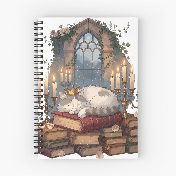 Item preview, Castlecore Library Cat designed and sold by Bionson Art.