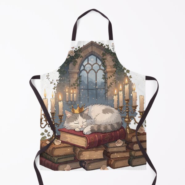 Item preview, Castlecore Library Cat designed and sold by Bionson Art.