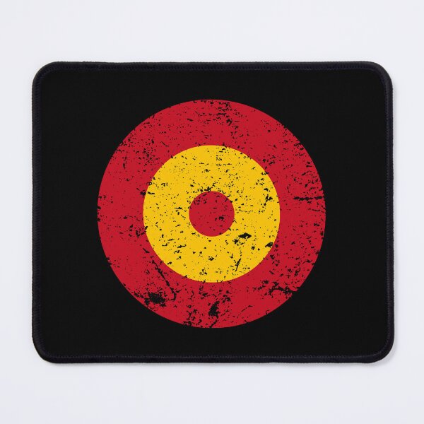 Item preview, Spain Roundel / Insignia - Worn / Eroded / Aged / Grunge (Large) designed and sold by STUDIO-72.