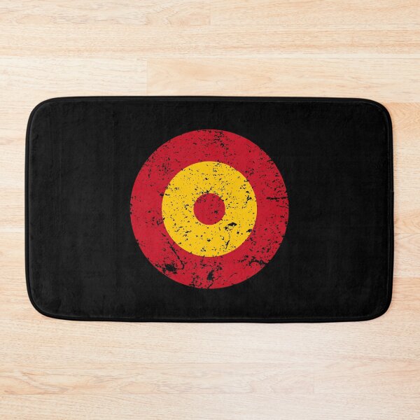 Item preview, Spain Roundel / Insignia - Worn / Eroded / Aged / Grunge (Large) designed and sold by STUDIO-72.