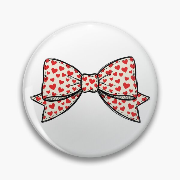 Item preview, Trendy Sketchy Heart Coquette Bow designed and sold by DizzyShirts1.