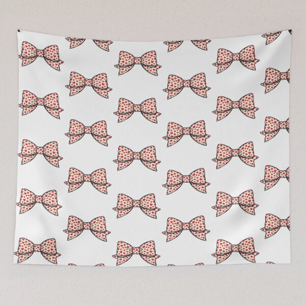 Item preview, Trendy Sketchy Heart Coquette Bow designed and sold by DizzyShirts1.