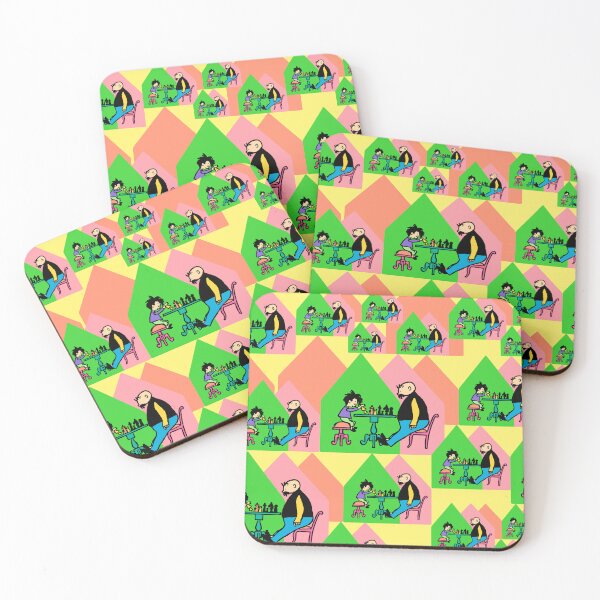 Item preview, Father and son chess game strategy pattern designed and sold by Mauswohn.