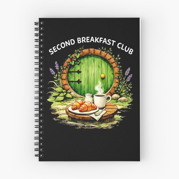 Item preview, Second Breakfast Club Brunch Bakery Lovers Funny Food Pun designed and sold by RDGNR.