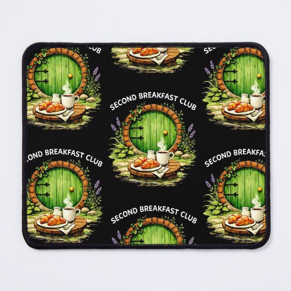 Item preview, Second Breakfast Club Brunch Bakery Lovers Funny Food Pun designed and sold by RDGNR.