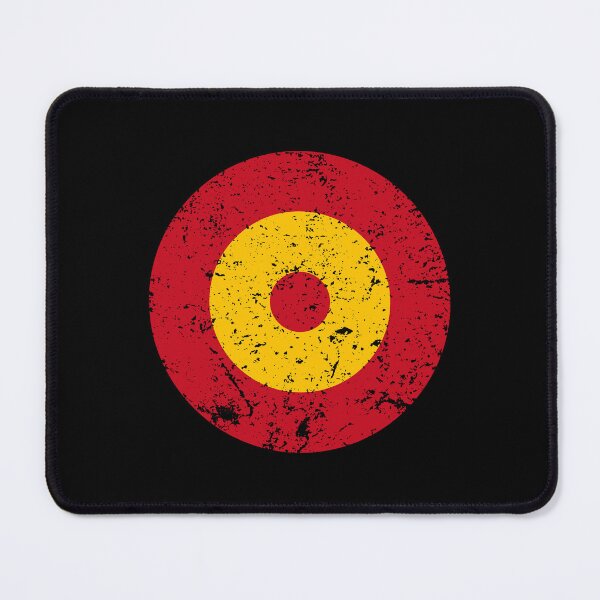 Item preview, Spain Roundel / Insignia - Worn / Eroded / Aged / Grunge (Small) designed and sold by STUDIO-72.