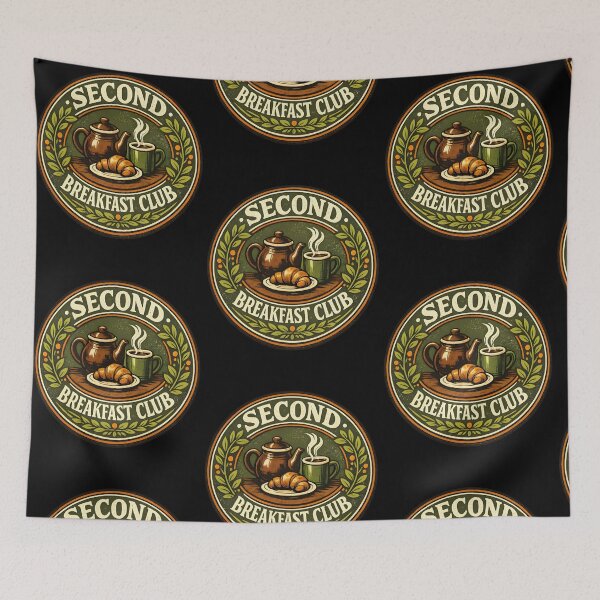 Item preview, Second Breakfast Club Brunch Bakery Middle-Earth Fan designed and sold by RDGNR.