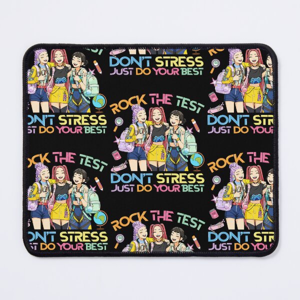 Item preview, Rock The Test Don't Stress Just Do Your Best Kpop Demon Hunters designed and sold by RDGNR.