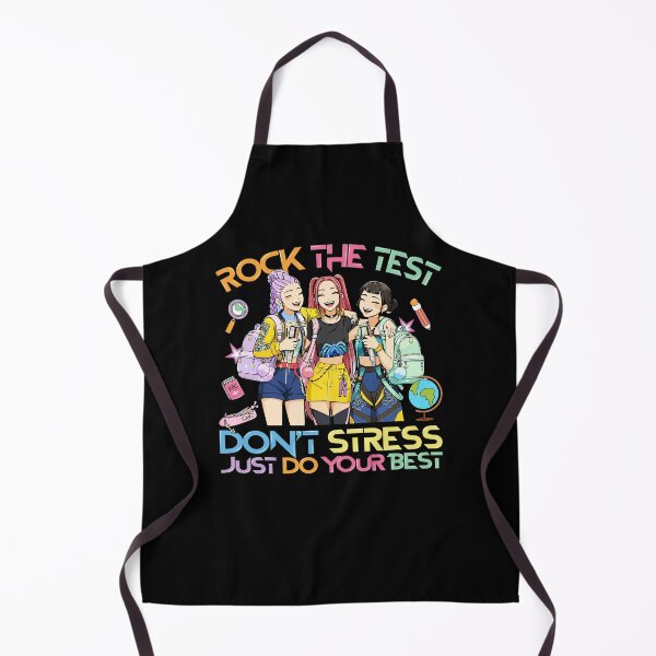 Item preview, Rock The Test Don't Stress Just Do Your Best Kpop Demon Hunters designed and sold by RDGNR.