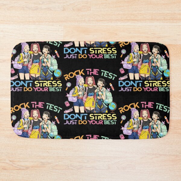 Item preview, Rock The Test Don't Stress Just Do Your Best Kpop Demon Hunters designed and sold by RDGNR.