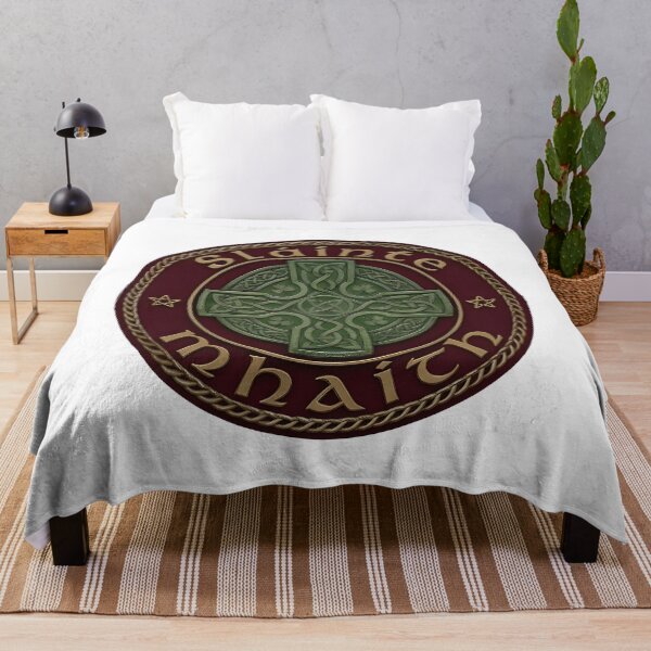 Item preview, Sláinte Mhaith Celtic Knotwork - Deep Burgundy and Vintage Gold designed and sold by MuggyandMo.
