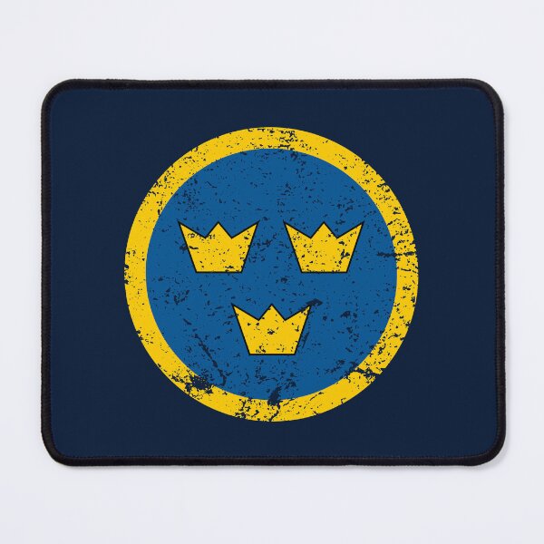 Item preview, Sweden Roundel / Insignia - Worn / Eroded / Aged / Grunge (Large) designed and sold by STUDIO-72.