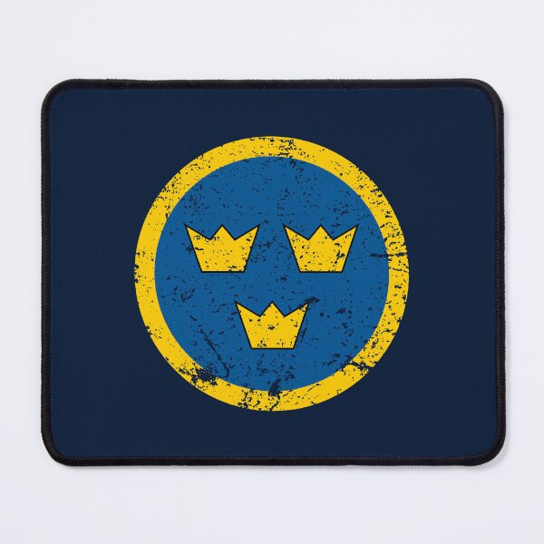 Item preview, Sweden Roundel / Insignia - Worn / Eroded / Aged / Grunge (Small) designed and sold by STUDIO-72.