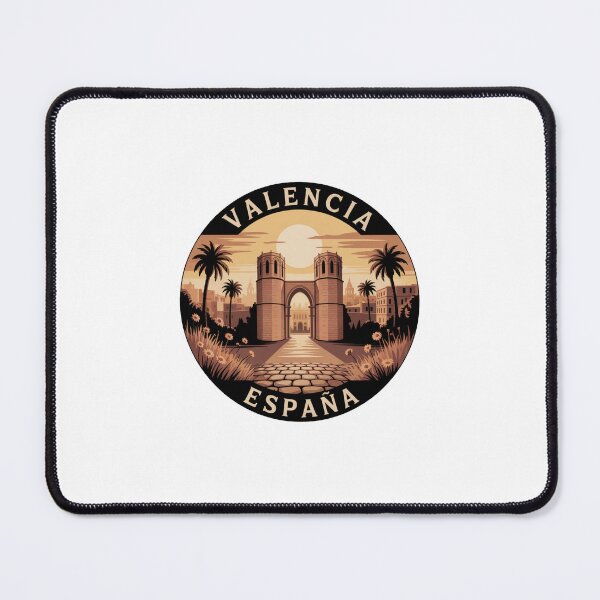 Item preview, Valencia Spain: Serranos Towers Illustration designed and sold by CircinusStore.