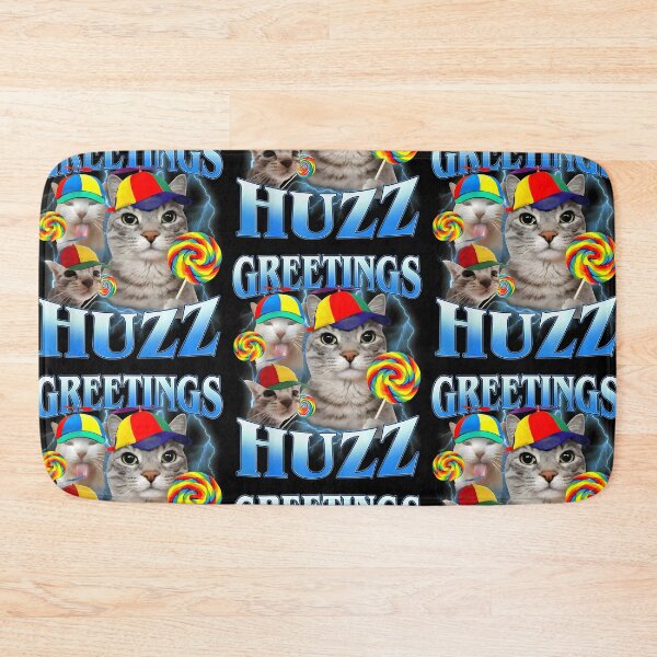 Item preview, Lollipop Cat Meme Greetings Huzz Funny Silly Cats Humor designed and sold by RDGNR.