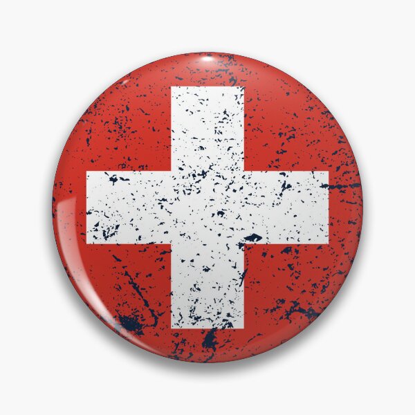 Item preview, Switzerland Roundel / Insignia - Worn / Eroded / Aged / Grunge (Small) designed and sold by STUDIO-72.