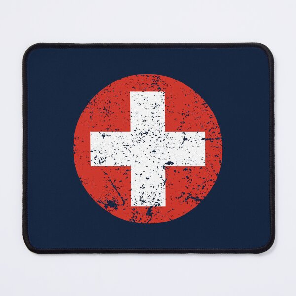 Item preview, Switzerland Roundel / Insignia - Worn / Eroded / Aged / Grunge (Small) designed and sold by STUDIO-72.