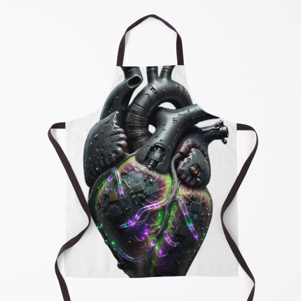 Item preview, Cybernetic Pulse - Biomechanical Human Heart designed and sold by NEONVIBEWEAR.
