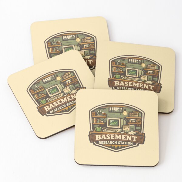 Item preview, Basement Research Station Nerd Culture Retro Lab designed and sold by SplashTastic.