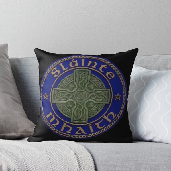 Item preview, Sláinte Mhaith Celtic Knotwork - Deep Blue and Vintage Gold designed and sold by MuggyandMo.