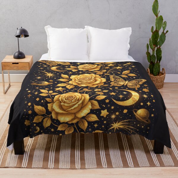Item preview, Elegant Gold Roses and Butterflies – Luxury Dark Aesthetic Phone Case designed and sold by DrizzyV.