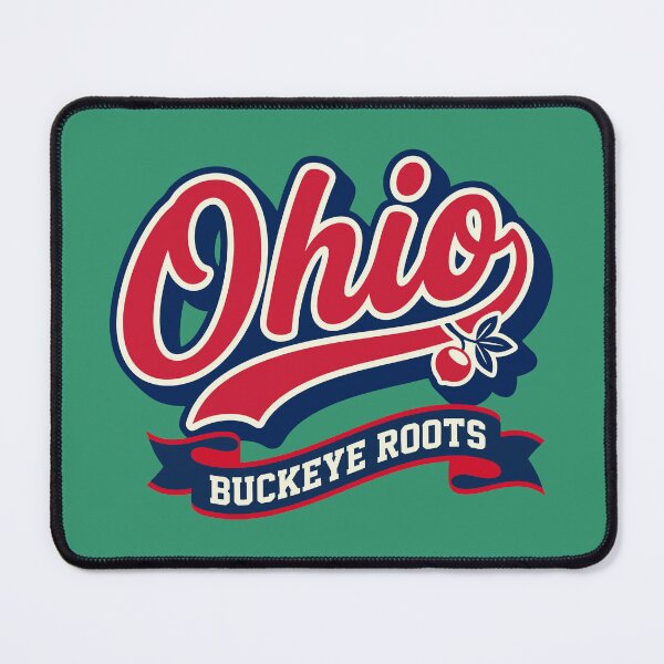 Item preview, Ohio Buckeye Roots Retro Vintage Script designed and sold by Cozy-Old-Pub.