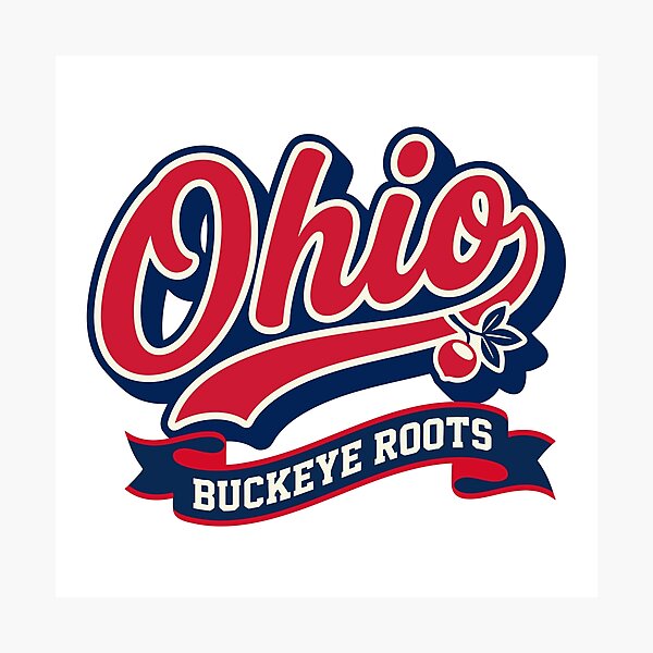 Item preview, Ohio Buckeye Roots Retro Vintage Script designed and sold by Cozy-Old-Pub.