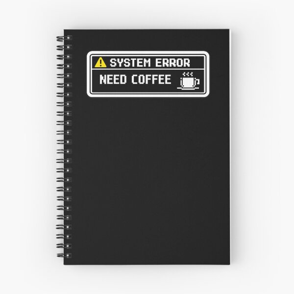 Item preview, SYSTEM ERROR: NEED COFFEE designed and sold by Timeless Junction.