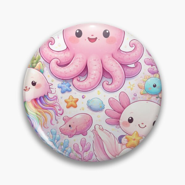 Item preview, Cute Underwater Creatures Pattern – Kawaii Ocean Phone Case designed and sold by DrizzyV.