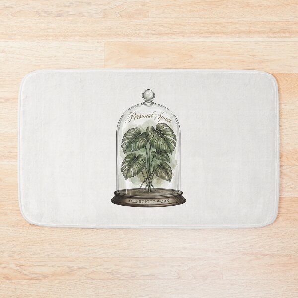Item preview, Personal Space Allergic To Work Monstera Introvert designed and sold by SplashTastic.