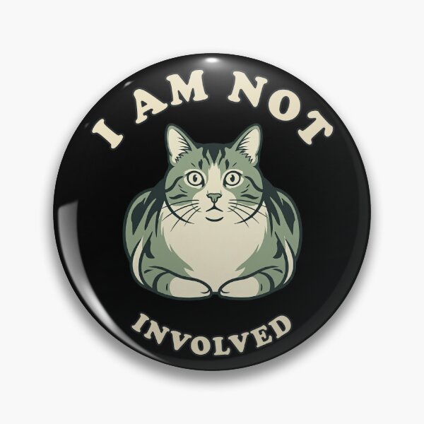 Item preview, I Am Not Involved | Funny Suspicious Tabby Cat Graphic designed and sold by Akio Saiko.