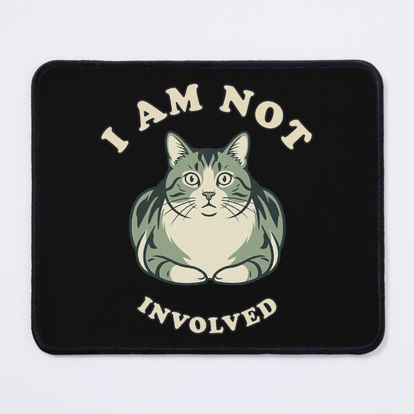 Item preview, I Am Not Involved | Funny Suspicious Tabby Cat Graphic designed and sold by Akio Saiko.
