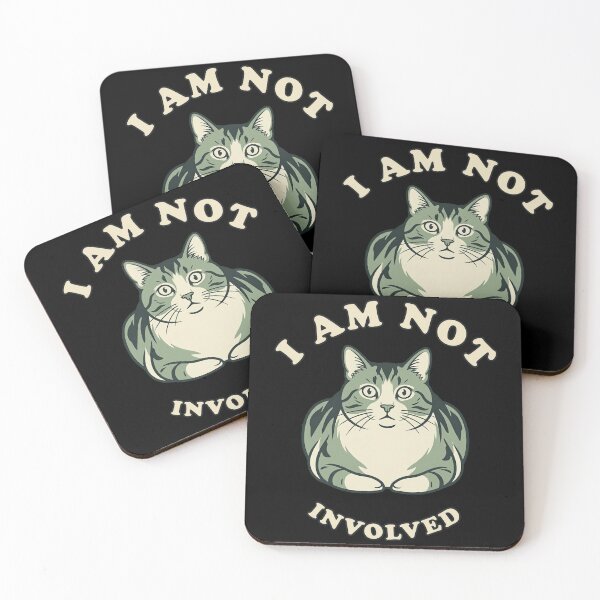 Item preview, I Am Not Involved | Funny Suspicious Tabby Cat Graphic designed and sold by Akio Saiko.