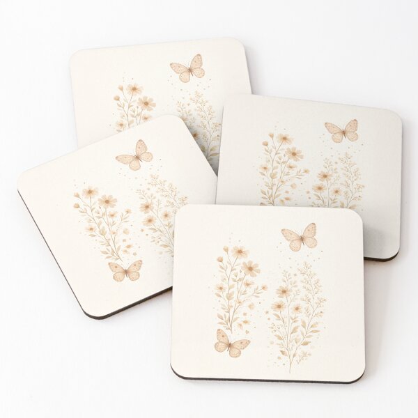 Item preview, Minimal Botanical Flowers and Butterflies – Neutral Aesthetic Phone Case designed and sold by DrizzyV.