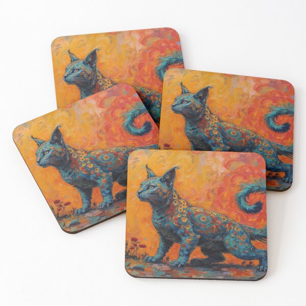 Item preview, Whimsical Blue Cat designed and sold by Mary Spencer.