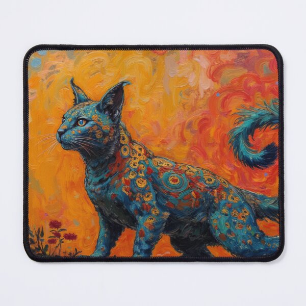 Item preview, Whimsical Blue Cat designed and sold by Mary Spencer.