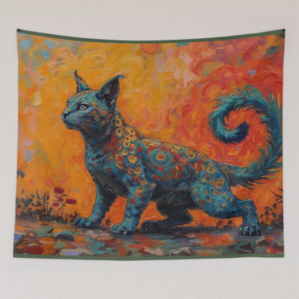 Item preview, Whimsical Blue Cat designed and sold by Mary Spencer.