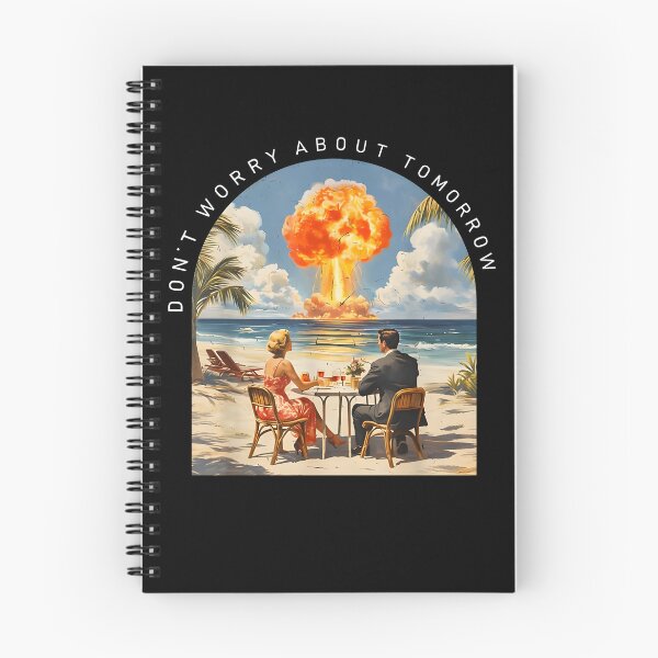 Item preview, Don’t Worry About Tomorrow Matthew 6:34 Christian Dark Humor designed and sold by RDGNR.