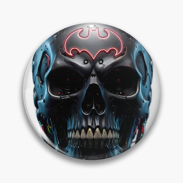 Item preview, Cybernetic Dark Knight - Biomechanical Bat Skull designed and sold by NEONVIBEWEAR.