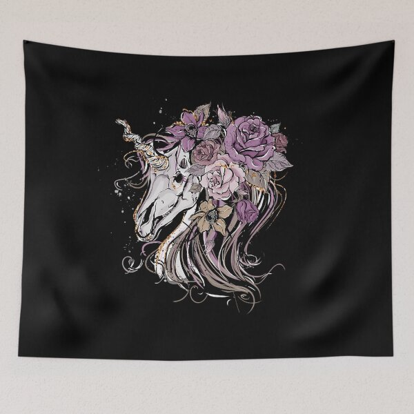 Item preview, Zombie Unicorn Skull Dark Fantasy designed and sold by ihplpiyhzcw8.